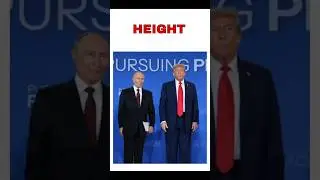 VLADIMIR PUTIN'S HEIGHT AND DONALD TRUMP'S HEIGHT COMPARISON