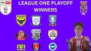 ALL LEAGUE ONE PLAYOFF WINNERS 1987 - 2025