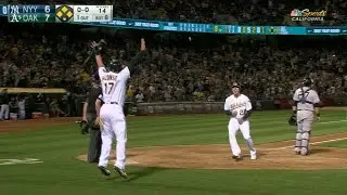 6/17/17: Chapman's first career hit leads A's to win