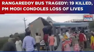 Telangana: 19 Killed, Several Injured As RTC Bus Collides With Truck; PM Modi Condoles Loss Of Lives