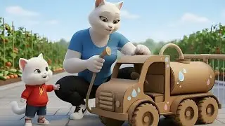 They Mock A Kitten&rsquo;s Cardboard Watering Truck &mdash; Can He Surprise Them All   Ai Cat Story