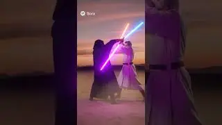 the saga continues 👾  Festiviz vs Kempsta, pick your side!  #StarWars #lightsaber #duel #battle