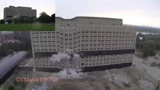 Sir John Carling drone view implosion