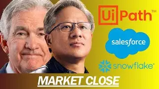 JENSEN HUANG DOES JOE ROGAN, SALESFORCE, UIPATH, SNOWFLAKE EARNINGS | MARKET CLOSE