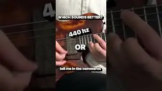 Which Sounds Better 440Hz vs 432Hz? 🎸 🎶 #shorts