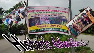 Adivasi Historic Peace Accord 2022Assam