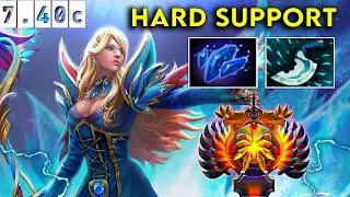 Immortal Crystal Maiden Hard Support - Dota 2 Patch 7.40c Pro Player Full Gameplay