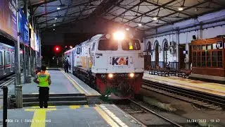 [4K] Nighttime Railfanning at Bogor Station