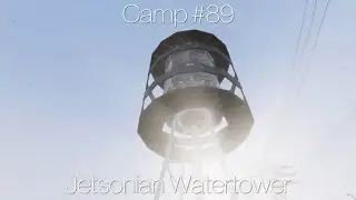 Fallout 76 Camp Build | Jetsonian Watertower | Clean // Modern // Pre-Existing Structure
