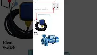 Float Switch Connection Without Magnetic Contractor  #electricaltechnician#floatswitch