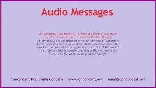 387 Jonathan (Hough); The Ways and Works of God in Act and Fact (Coram); Christ's Faith (Hough)