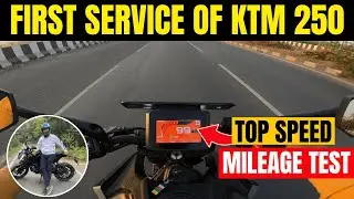 KTM 250 Ebony Black Review After 1000KM | First Service + Mileage + Top Speed Test