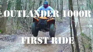 2019 CanAm Outlander 1000r First Ride | First Impressions!