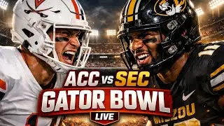 Virginia vs Missouri Gator Bowl LIVE Updates | ACC vs SEC Showdown