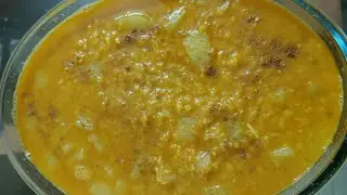 🫕🍲Papaya x Mushur Dal (Red/Orange Lentils) Recipe Tutorial🥘🍛