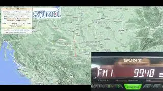 Radio Studio D - Srebrenik 🇧🇦 - 99,4 MHz received in Valpovo 🇭🇷