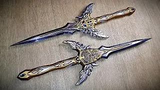 Литье кинжала Angel slayer из игры lineage 2 Точная копия оригинала из алюминия