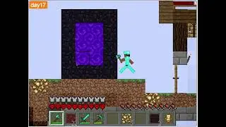 100 days Paper Minecraft ep. 6 The Nether Base!