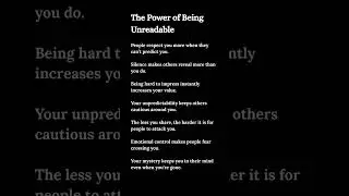 Dark Psychology: How Being Unreadable Gives You Power