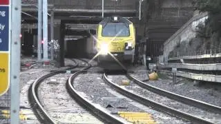(HD) Freightliner Powerhaul 70007 & 70009 Pass Highbury & Islington Working 4L92 & 4S88 12/4/11