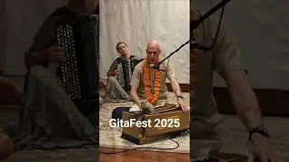 Kirtan by Mahatma Prabhu at GitaFest. #newvrindavan #gitafest #music #happy