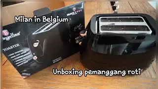 Unboxing toaster Berlinger Haus | Unboxing pemanggang roti Berlinger Haus