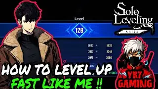 HOW TO LEVEL UP FAST LIKE ME 🤯💀!! SOLO LEVELING ARISE 🥰