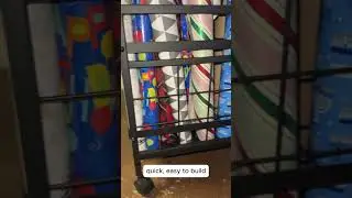 Wrapping Paper Storage Hack You Didn&rsquo;t Know You Needed 🎁 #shorts #ugccreator