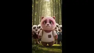 🐼 This Orphan Pink Panda Will Break Your Heart💔💪😭 very emotional! #shorts
