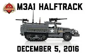 M3A1 Halftrack - Custom Military Lego