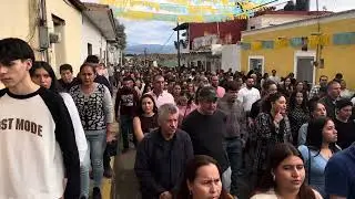 La Virgen De La Candelaria en Peregrinaci&oacute;n en La Estancia De Los L&oacute;pez, Nayarit.