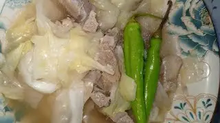 Sinigang na baboy na may repolyo- Quick and easy pork recipe#cooking #food #recipe