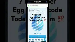 Yaytsogram egg cipher code 7 November egg cipher code today #shortsfeed #ytshorts #fyp #viralshorts