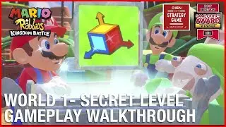 Mario + Rabbids Kingdom Battle: World 1 - Secret &lsquo;The Hidden Bridge' | Gameplay | Ubisoft [NA]