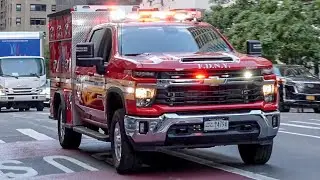 ⁴ᴷ FDNY EMS Conditions Unit's  RESPONDING Code 1! | New York Emergency Response
