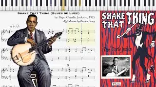 Shake That Thing by Papa Charlie Jackson (1925, Ragtime piano)