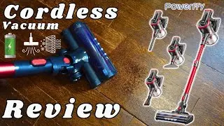 Powerffy Cordless Vacuum with LED Screen - Unboxing/Review
