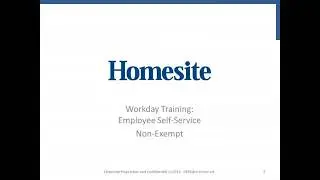 Workday : Non-Exempt Employees