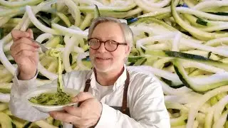 KETO PASTA! LOW-CARB ZOODLES GLUTEN-FREE ZUCCHINI NOODLES! with MACROS