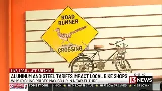 Tariff effects on Tucson Bicycle Shops