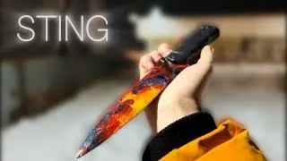 Как сделать нож Стинг из картона? | Sting 🧡&laquo;OIL SHEEN&raquo;❤️ standoff 2 DIY