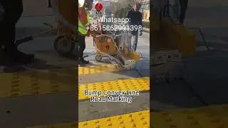 LXD Self-propelled convex line road marking machine #roadmarking #roadmarkingmachine #roadsafety