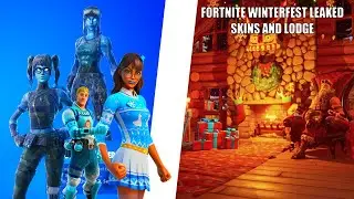 FORTNITE WINTERFEST LEAKED SKINS AND LODGE (Frost Raider, Icebound Midas, Blizzabelle)