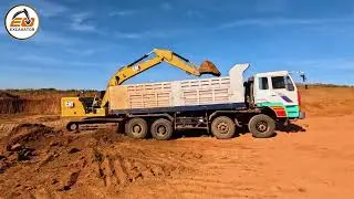 CAT6015B Heavy Duty Truck | Amazing Excavator Drops Landing | 24.03.2024 [ EP155 ]