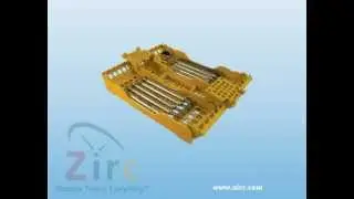 Zirc dental cassettes and instrument holders