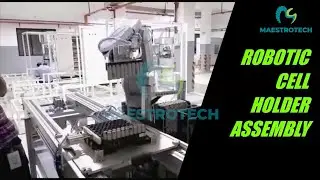 Automatic Cylindrical Cell Battery Pack Assembly Line for EV #electricvehicle #liion #lithiumbattery