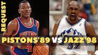 2K22 NBA｜Detroit Pistons '89 vs Utah Jazz '98【Shan Da Hoodlum】