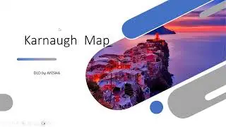 K-map for 3 & 4 Variable