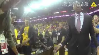 Video shows sheriff&rsquo;s deputy shoving Masai Ujiri after NBA Finals (WARNING: strong language)