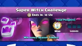 Super Witch challenge Using my deck!